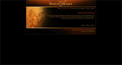 Desktop Screenshot of dragonslayer-themovie.com